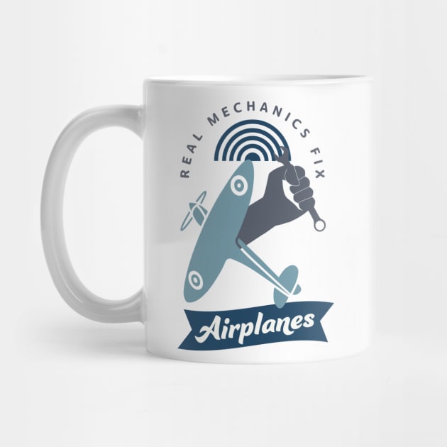 Airplane Mechanic Aircraft Technician Fun by Foxxy Merch